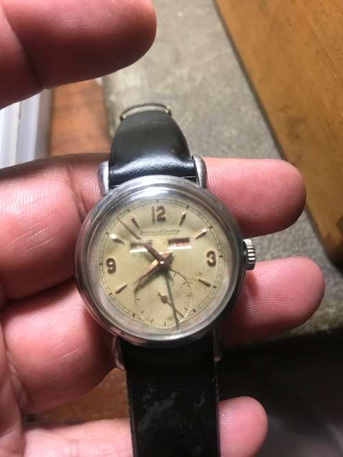 Jaeger-LeCoultre Triple Date 1940's Stainless Steel Teardrop Cal 484/1A Ultra RARE