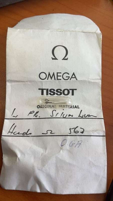Omega 562 NOS Hour and Minute Hands