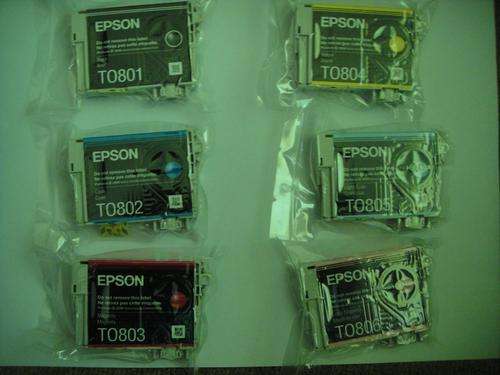 EPSON INK CARTRIDGES T0801 - T0806 ORIGINAL
