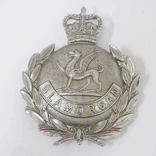 Glamorgan Police helmet badge - QE2