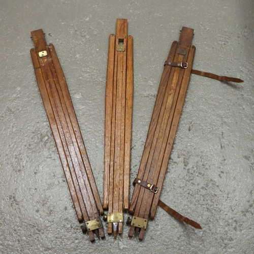 Antique camera wooden tripod