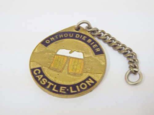 Onthou die bier - Castle / Lion key holder