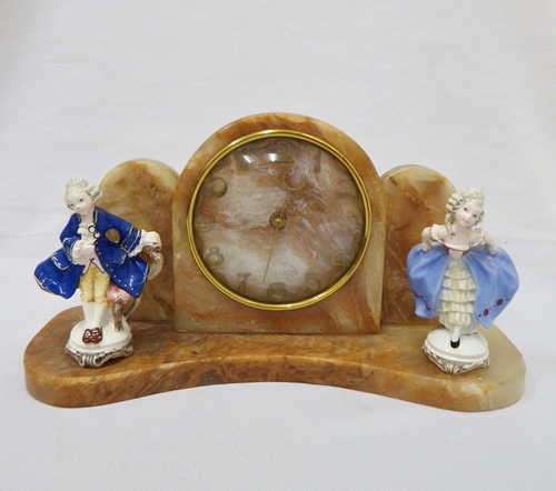 Onyx early 20th century clock - Not tested