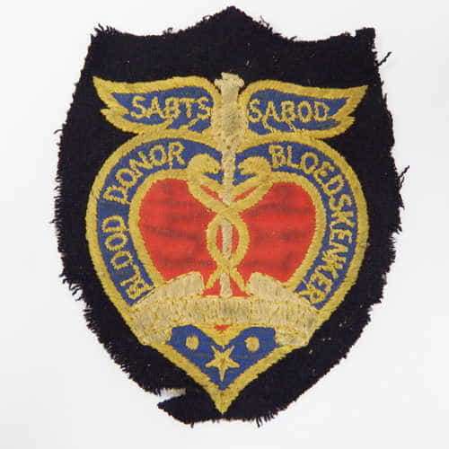 Large SA Blood Transfusion services blazer badge