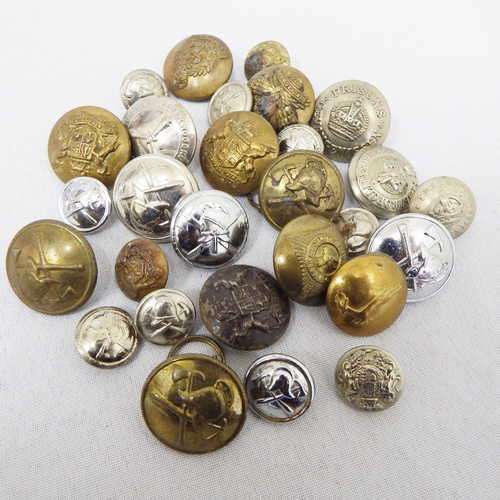 Lot of 28 South African military buttons