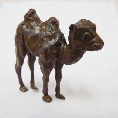 Lead camel figurine