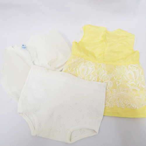 Lot of 3 baby doll clothes