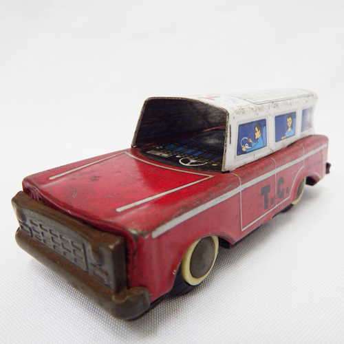 Vintage tinplate friction car - Made in China