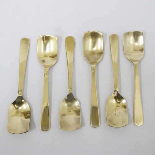 Lot of 6 Brass teaspoons - @ CRAZY R1 start