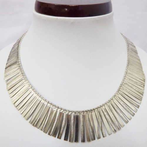 Handmade Silver necklace - Beautiful item - Weighs : 42.4g