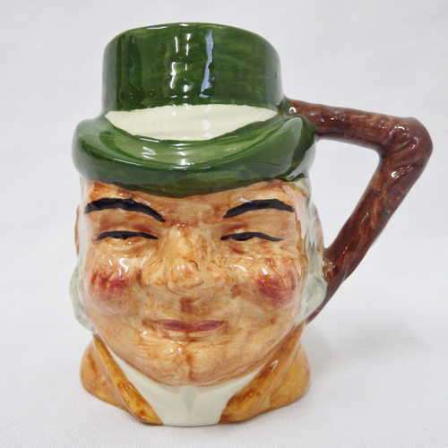 Hand painted Weller Toby jug - Artone England - Height : 10 cm