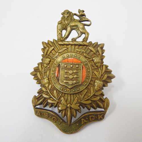 Admin Service corps cap badge