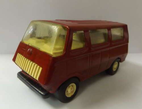 Vintage Tonka mini bus - Red pressed steel
