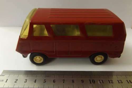 Vintage Tonka mini bus - Red pressed steel