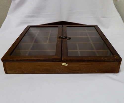 Knick knack wooden printers tray in shape of an house - Size : 36 cm x 5.5 cm x 49 cm
