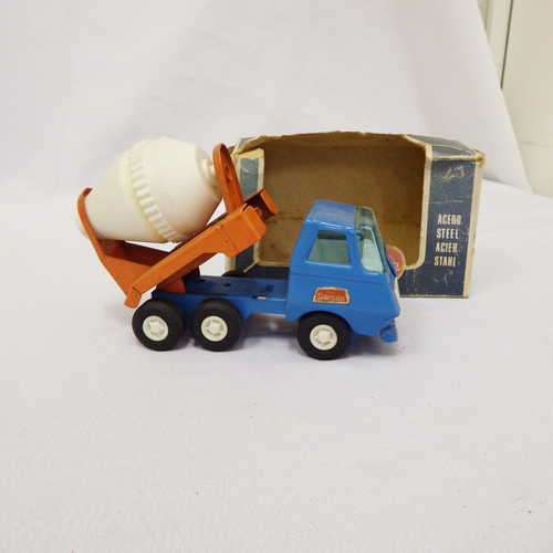 Vintage Rico mini Sanson cement mixer truck in original box