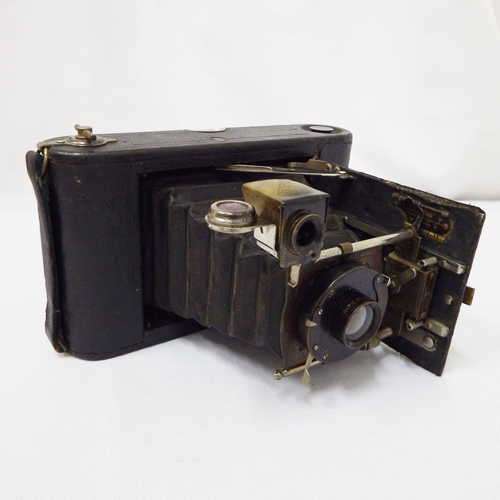 Vintage Kodak Eastman No. 3 Flush-back pocket folding camera (Does not click shut) - Not tested