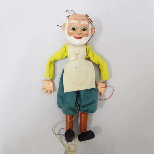 Pelham Puppets Gepetto marionette  -bald head - no controls