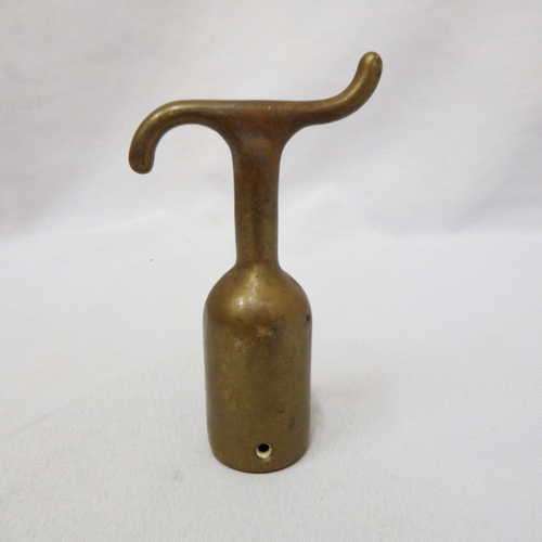Brass top of old school window opener