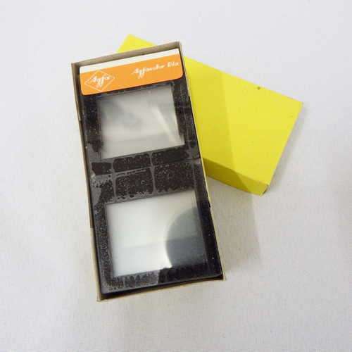 Agfacolor Dia-Rahmen 20 unused glass slide frames