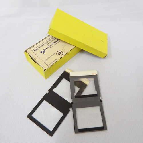 Agfacolor Dia-Rahmen 20 unused glass slide frames