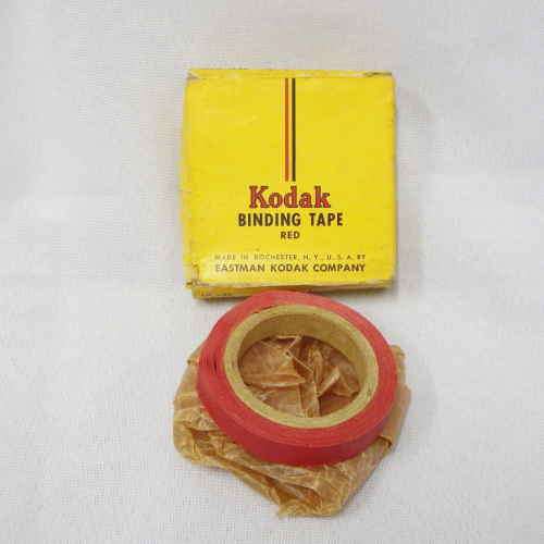 Kodak red binding tape