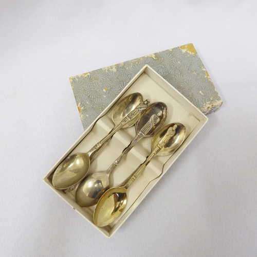 Set of 6 EPNS Apostle spoons