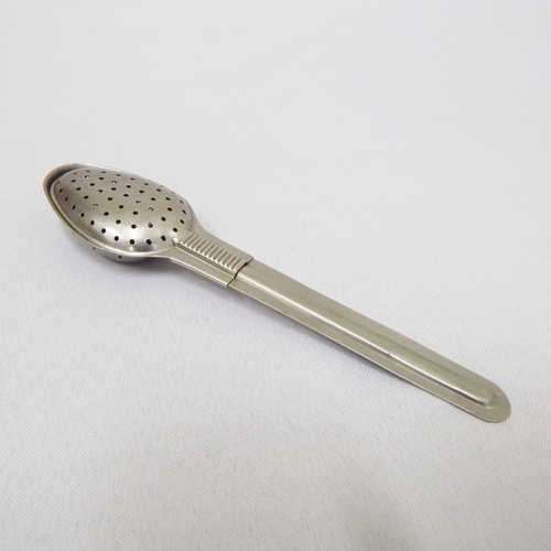 Vintage Stainless steel tea strainer spoon