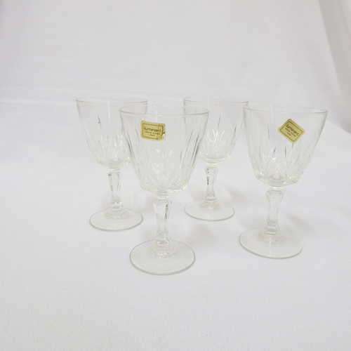 Lot of 4 Verrerie O K D`Aroues France glasses