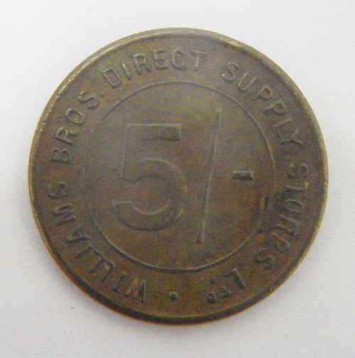 Williams Bro`s 5 sjilling token