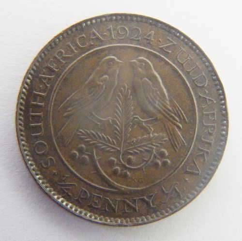SA Union 1924 AU Farthing