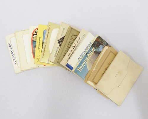 Lot of 12 vintage souvenir photo card booklets