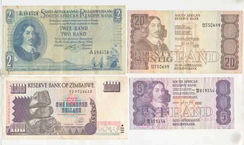 Lot of 10 world banknotes - Some good ones
