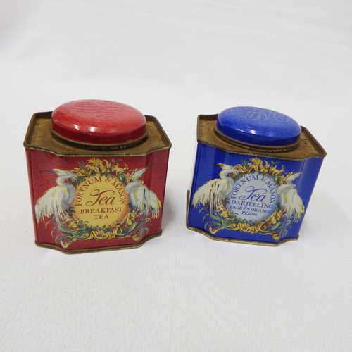 Two vintage tea tins - Still has tea in!