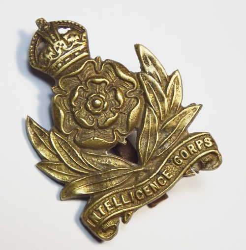 Royal Intelligence corps cap badge - sand cast copy