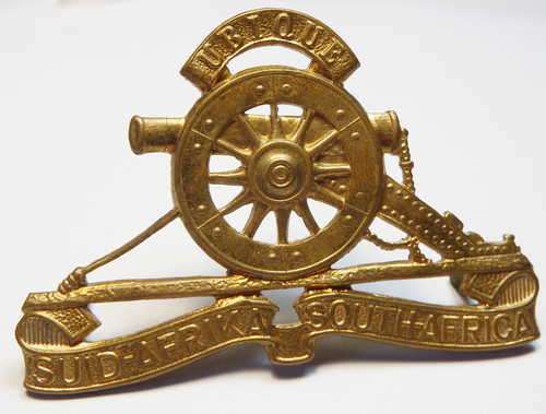 South African field artillery cap badge