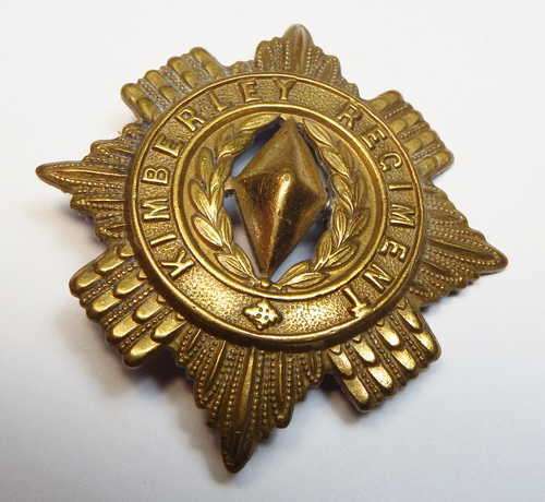 Kimberley regiment cap badge - One lug