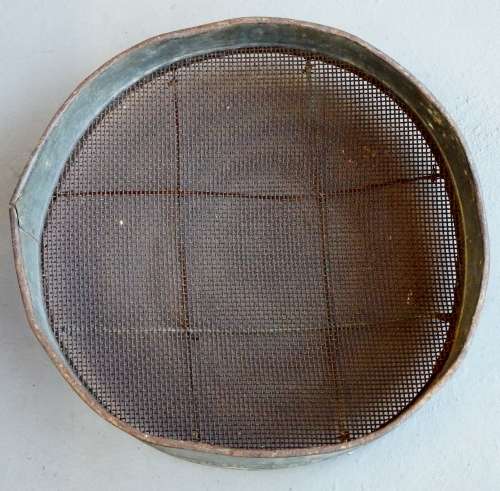 SAR-SAS Railways steam train coal sieve - Size 45 x 48 cm