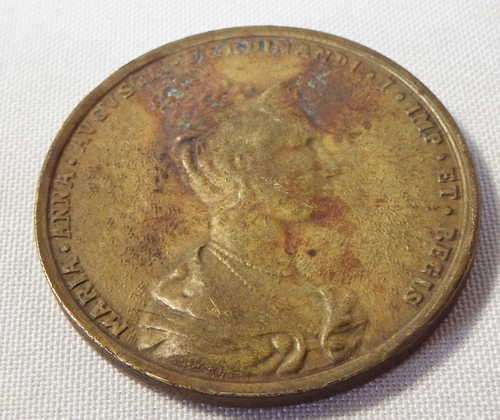 1836 Prague Coronation medal of Maria Anna Avgvsta Ferdinandi