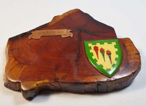 SADF Defence college wall plaque