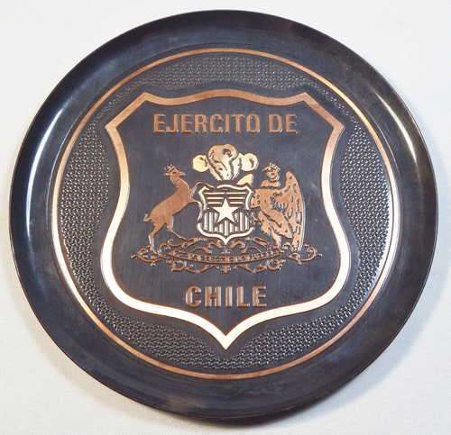 Chilean Army wall plate plaque