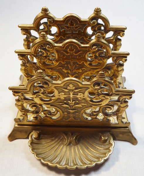 Brass stationery stand - Vintage