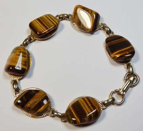 Tigers eye fashion jewellery bracelet