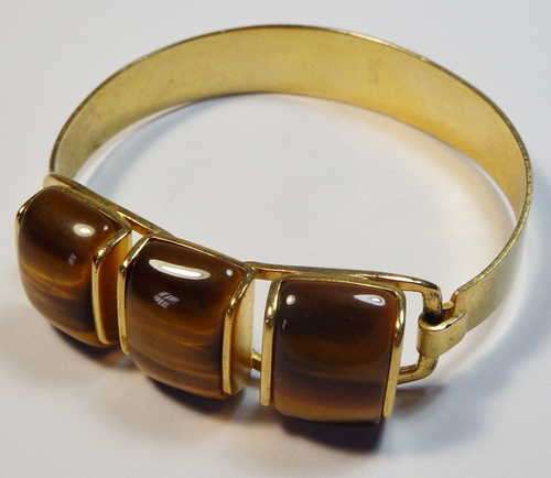 Tigers eye fashion jewellery bangle