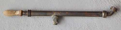 Vintage Brass poison pump - Size 53 cm closed 86 cm open