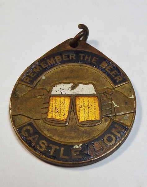 Castle - Lion - Remember the Beer medallion