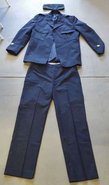 SA Air Force tunic jacket with pants and cap - No buttons