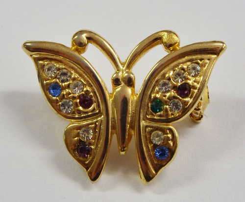 Costume jewellery butterfly brooch