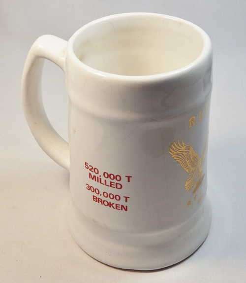 1983 R.E.G.M Cooke 3 commissioned mining beer mug