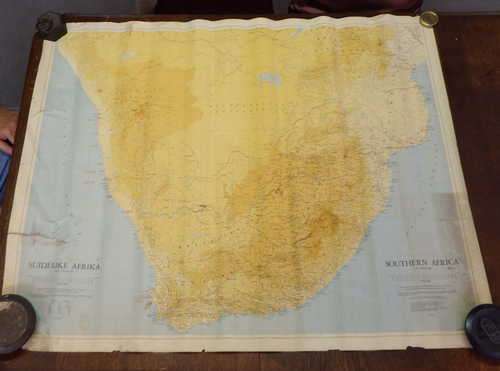 Map of Southern Africa - 1962 - First edition - 106 x 86 cm